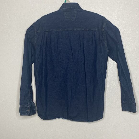 CORSELL Men’s Button Down Classic Denim Shirt Size L - Picture 5 of 5